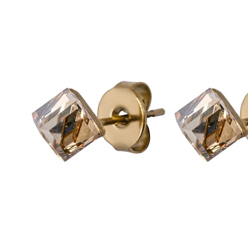 Пусеты Fiore Luna Crystal Champagne, SWE0127/1 CH G фото 7